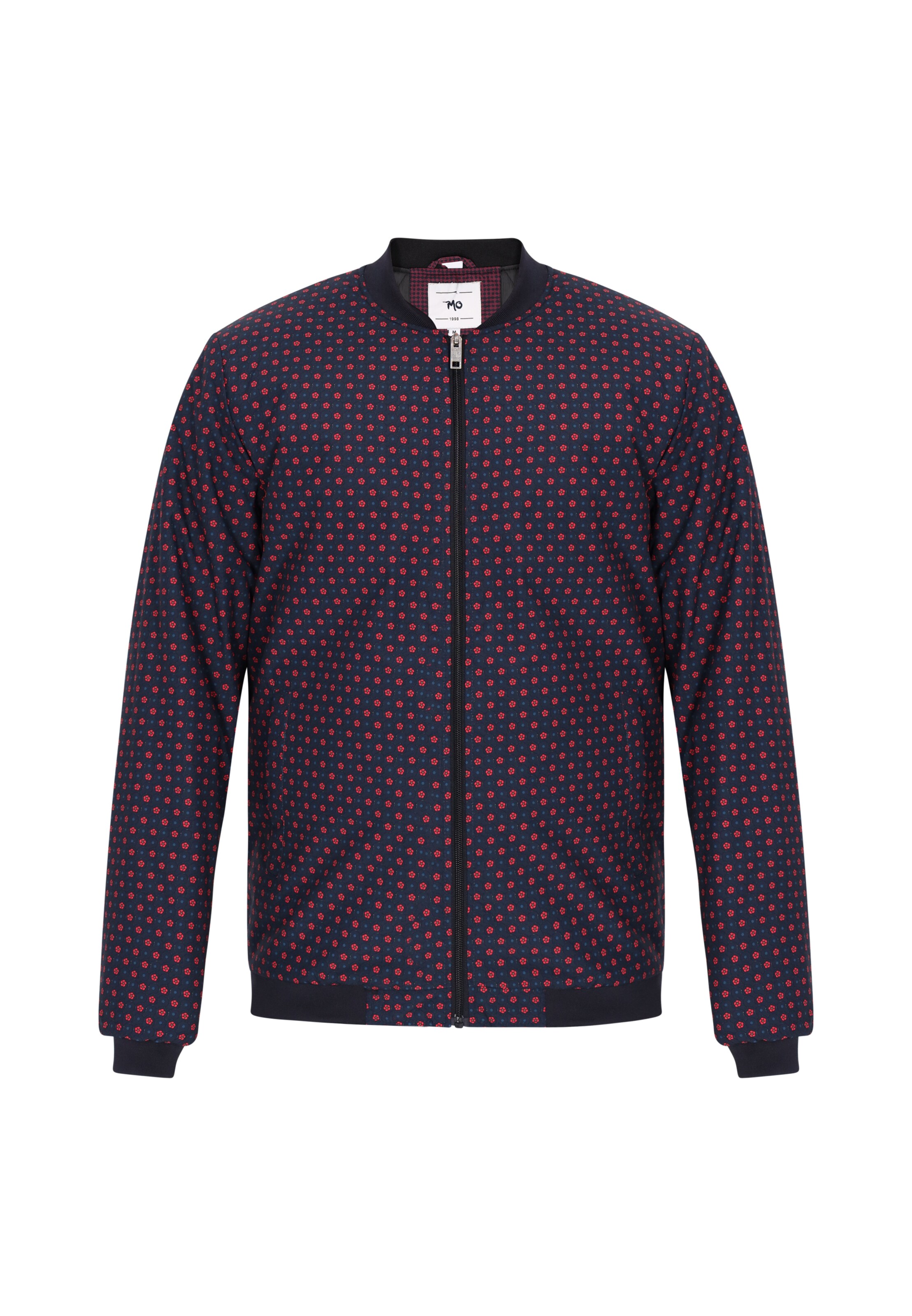 MO - Casaco meia-estação em azul: frente