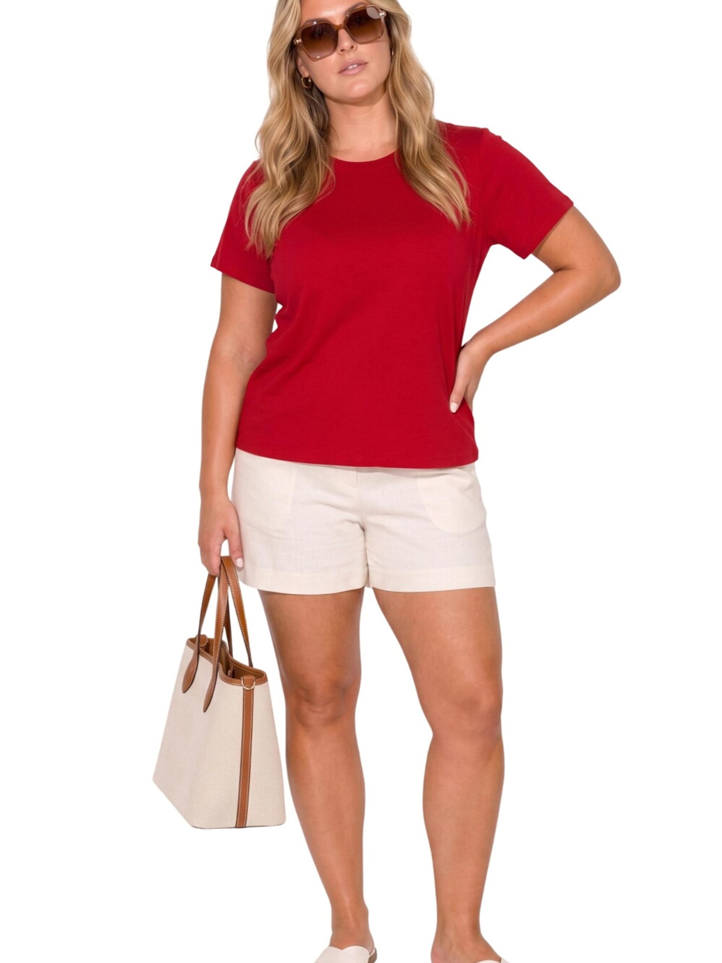 Shape Of You Shirt in Red