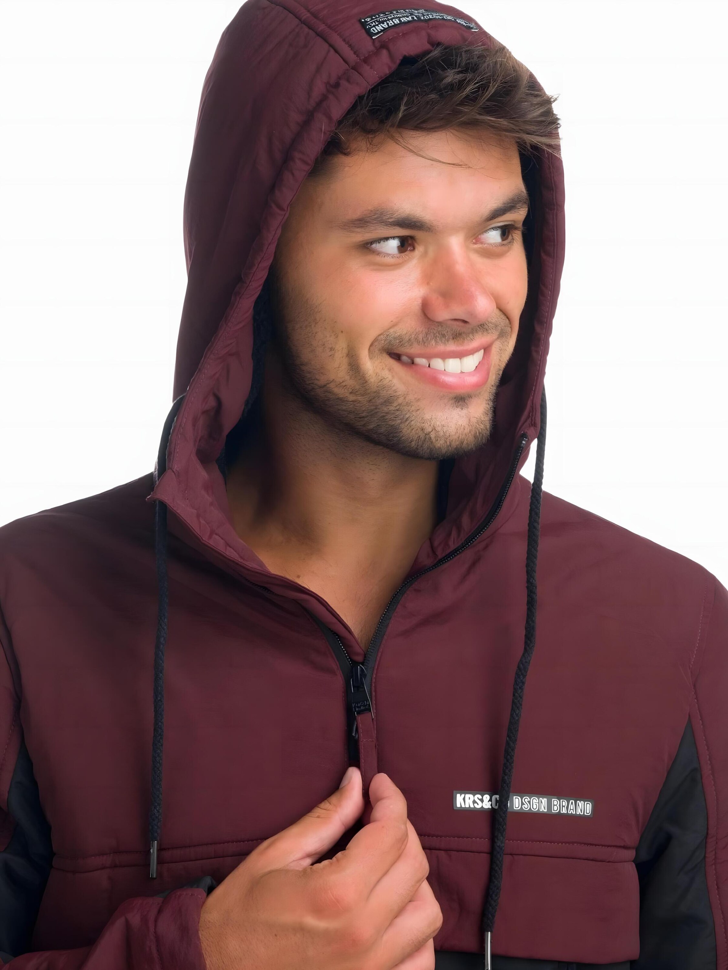 Veste mi-saison KOROSHI en rouge