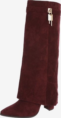 Ital-Design Stiefel in Rot: Vorderseite