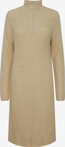 b.young Knitted dress in Beige: front