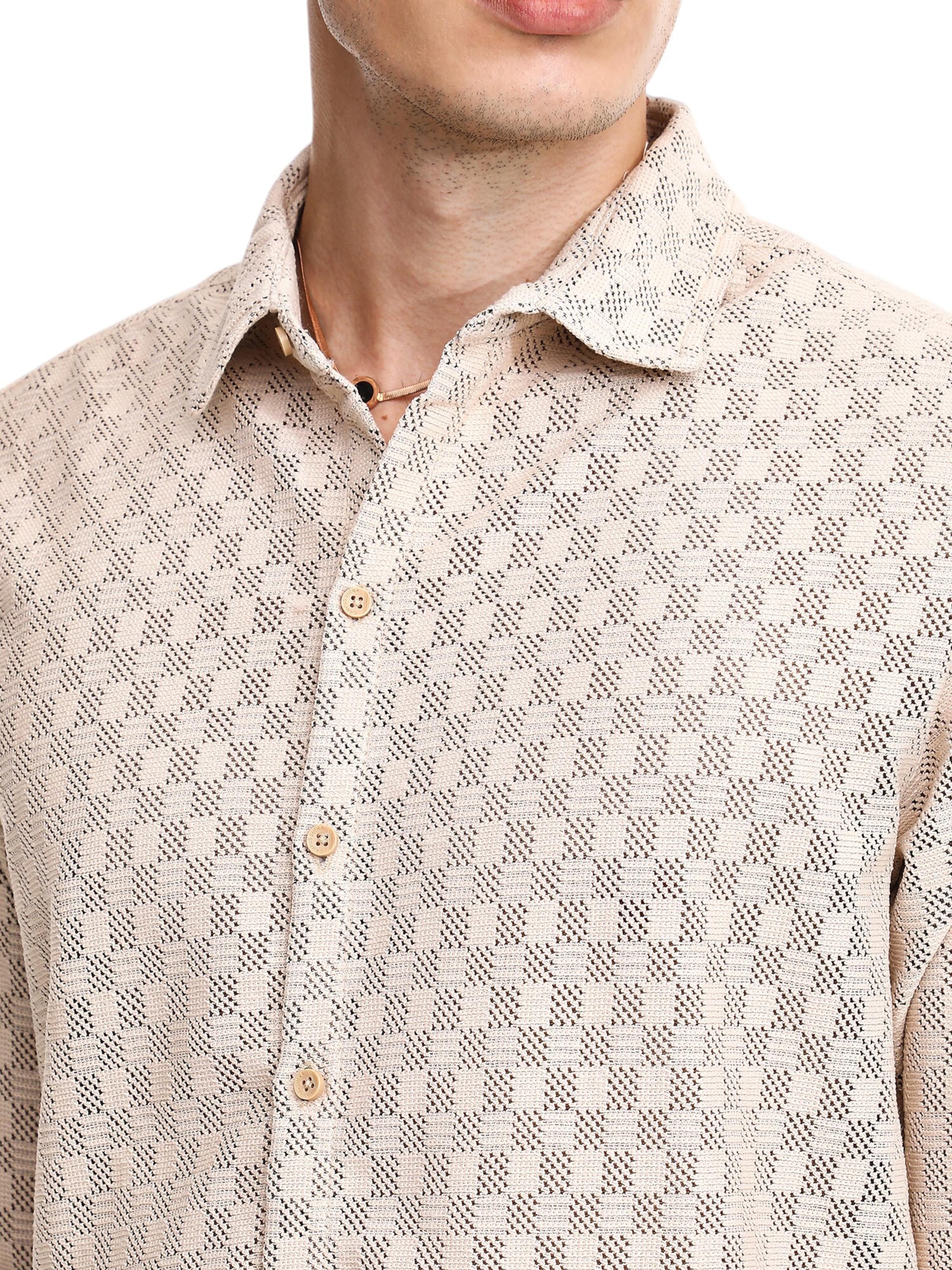 bēšs Campus Sutra Standarta piegriezums Krekls 'Whitney'