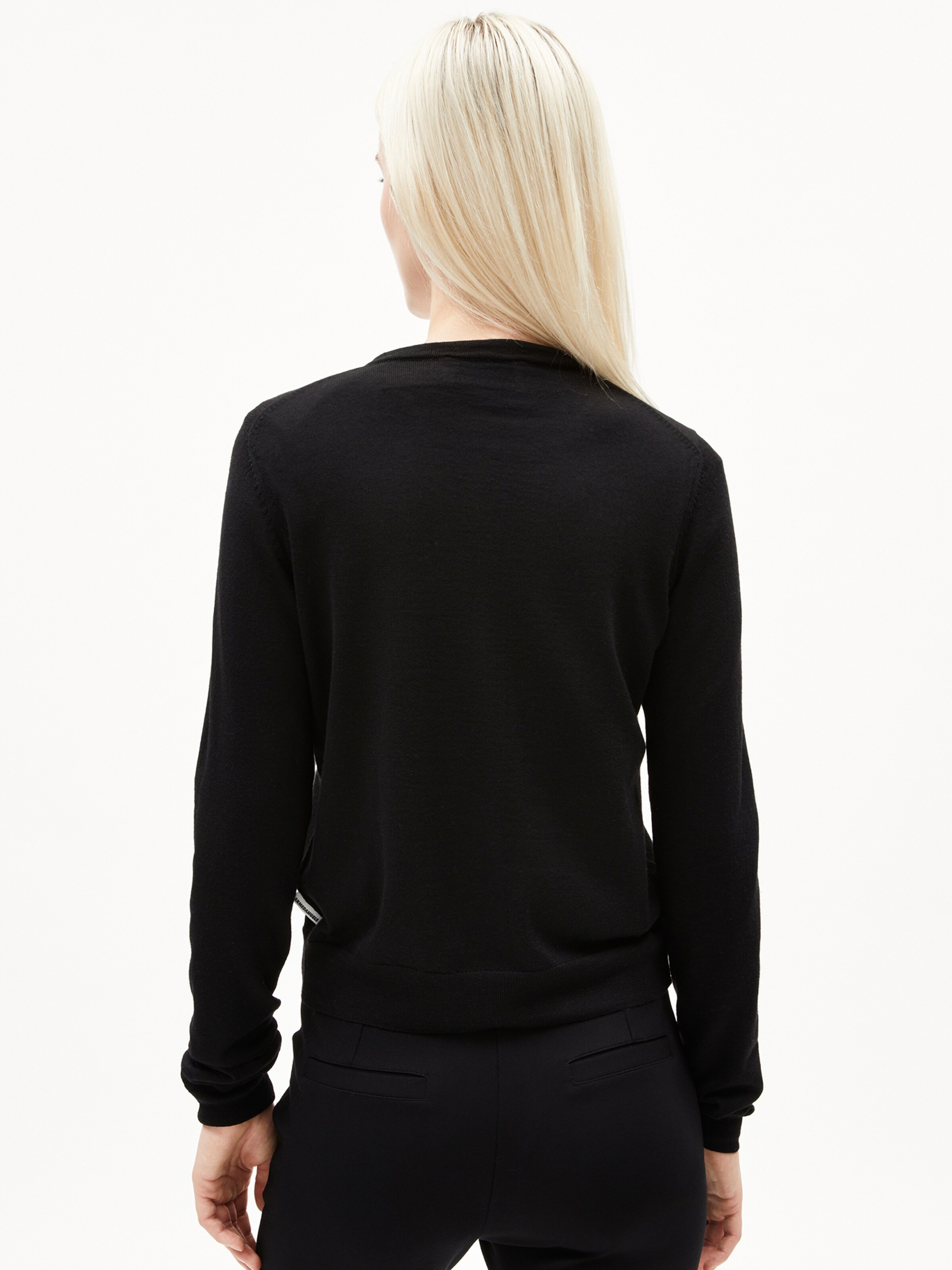 ARMEDANGELS Strickjacke ' OPHALIAA MERINO ' in Schwarz