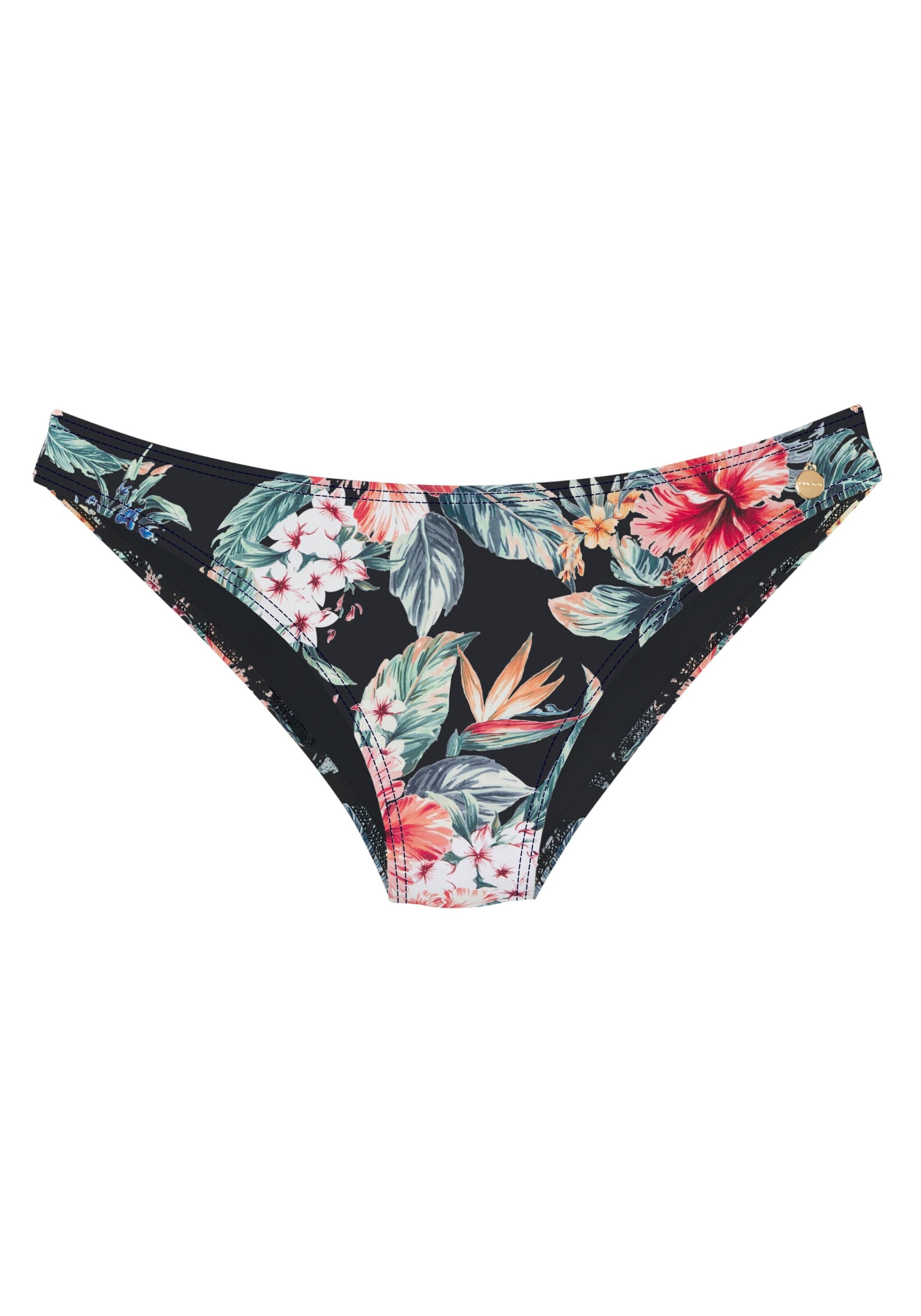 LASCANA Bikiniunderdel i blå / grön / röd / svart, Produktvy