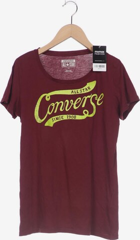 CONVERSE T-Shirt L in Rot: predná strana