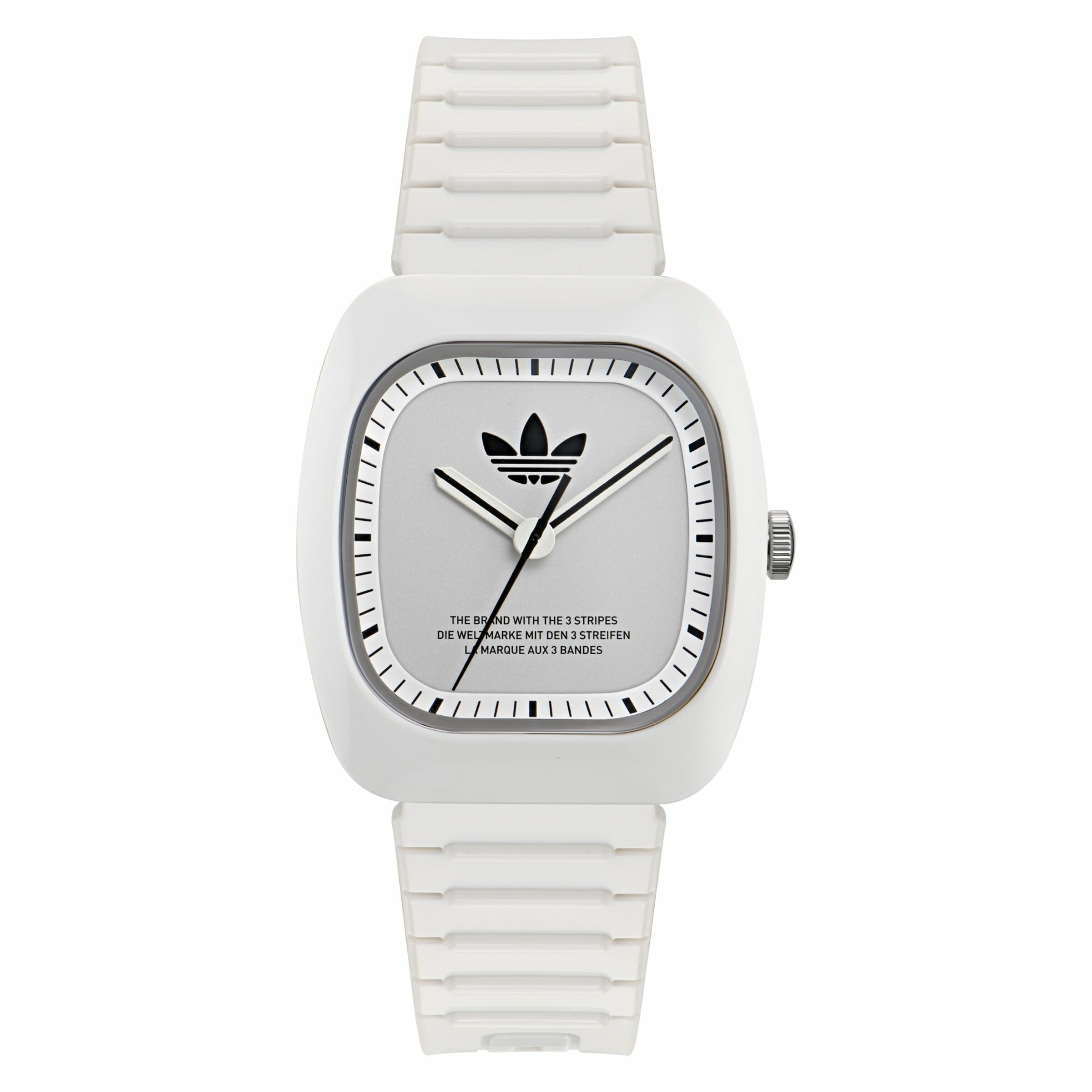 ADIDAS ORIGINALS Analog watch in White: front