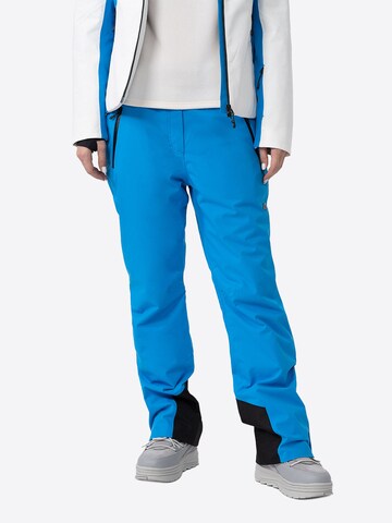 Regular Pantaloni outdoor de la 4F pe albastru: față