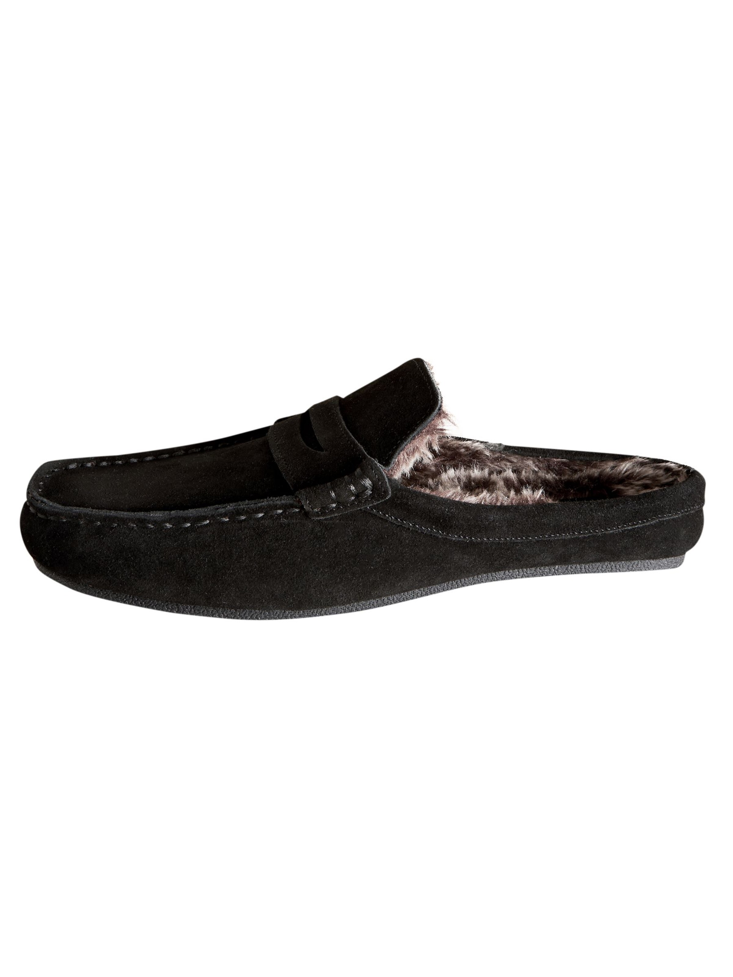 Ciabatta di Next in nero: frontale