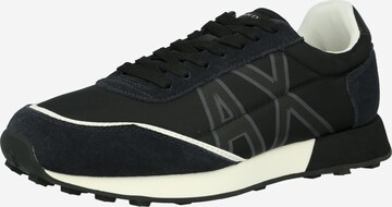 ARMANI EXCHANGE Platform trainers in Brown: front