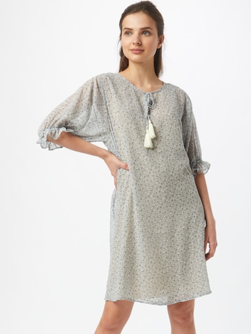 Cream Dress 'Kinia' in Blue: front