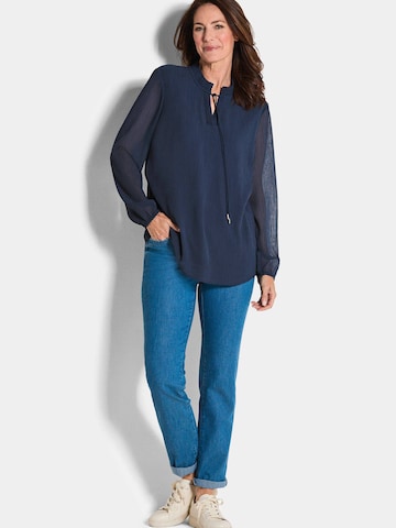 Goldner Blouse in Blauw