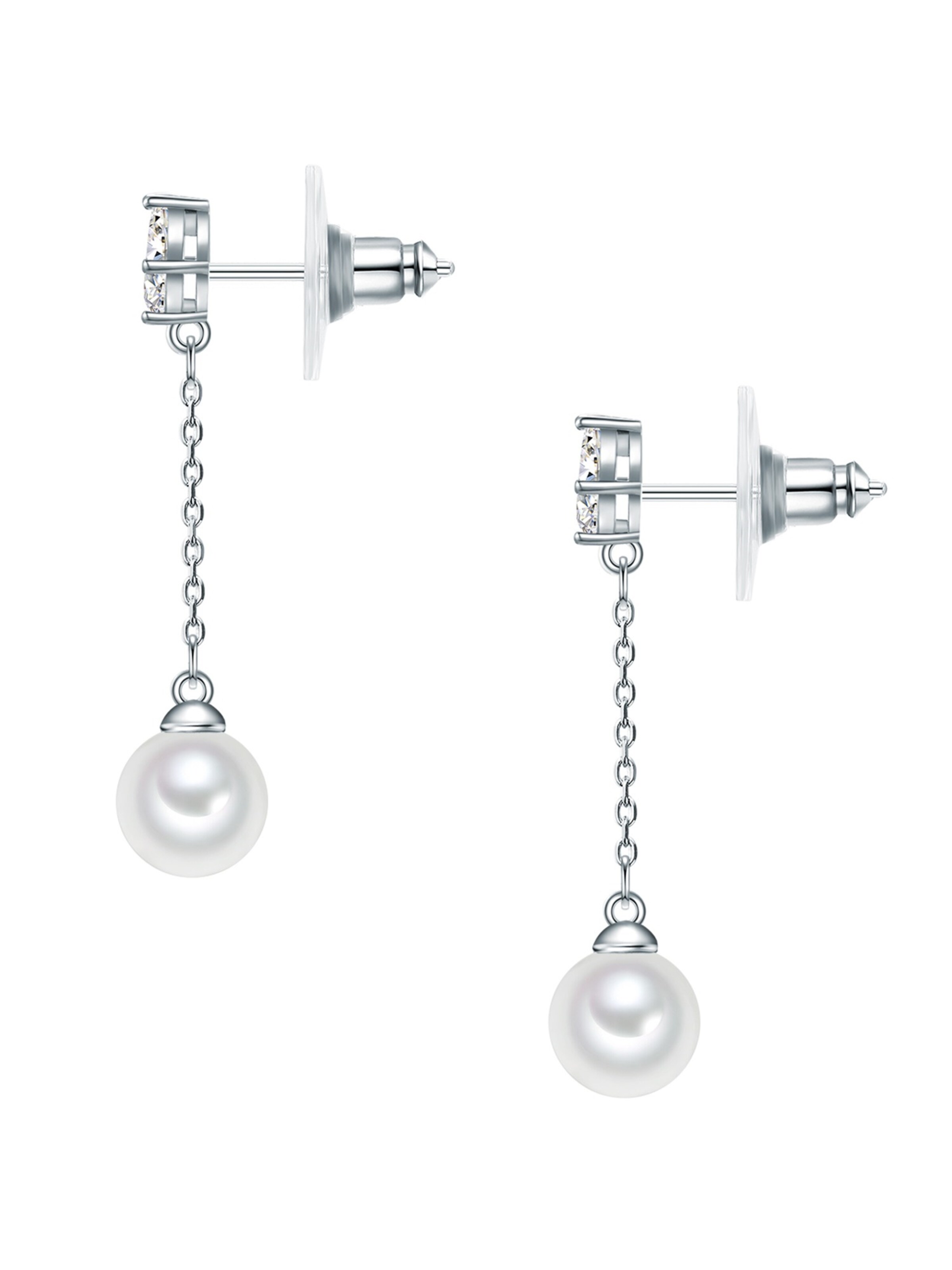 Lulu & Jane Earrings in Silver