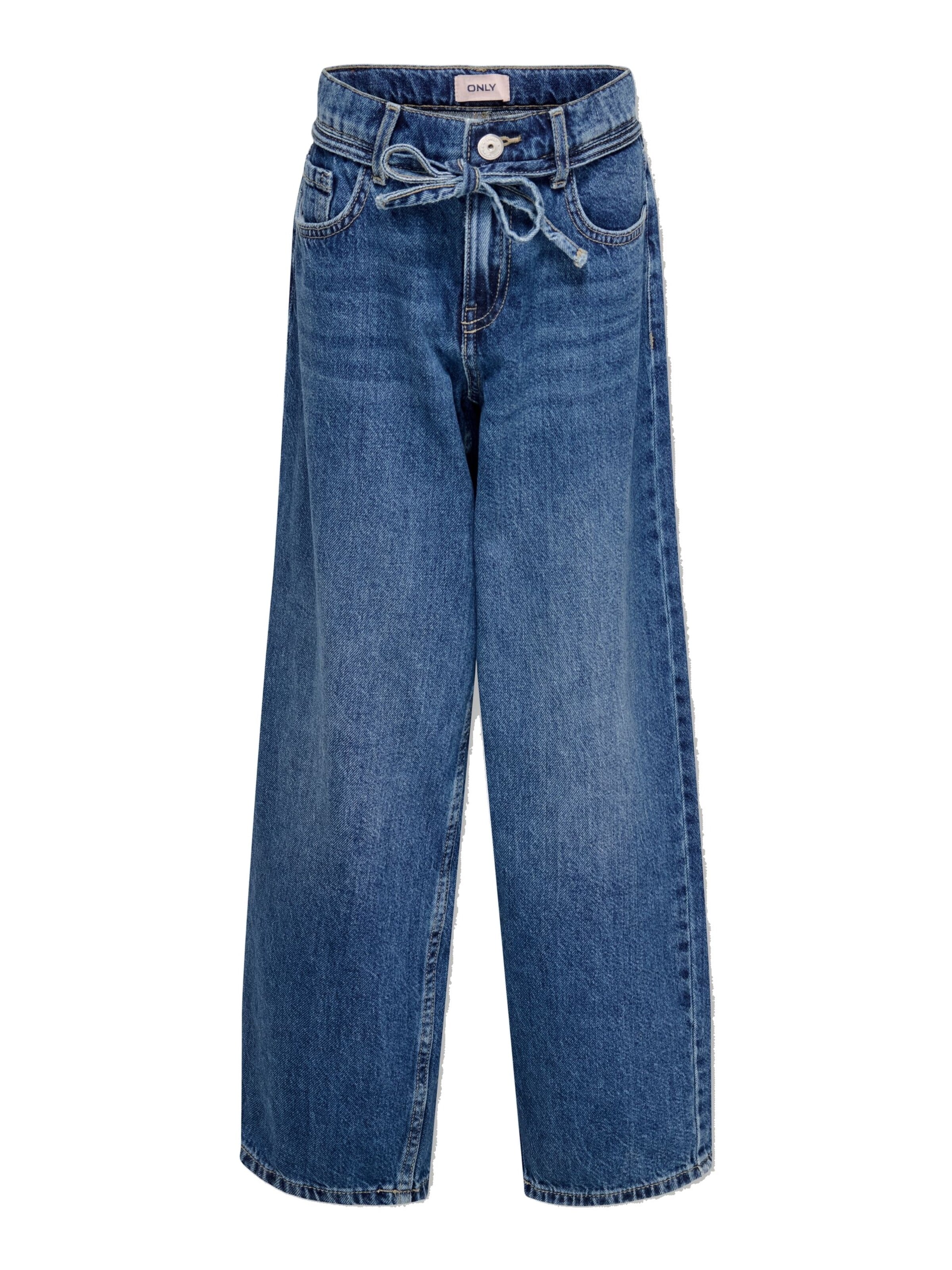 KIDS ONLY GIRL Regular Jeans 'Jeans  KOGGIANNA STRAIGHT DNM PIM205' in Blue: front