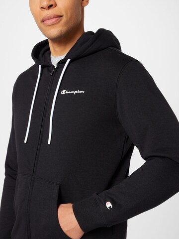 Champion Authentic Athletic Apparel Sweatjacke in Schwarz