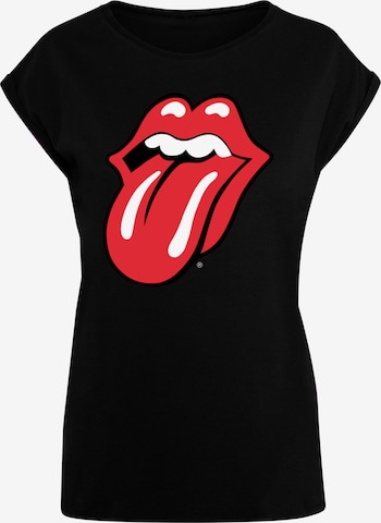 F4NT4STIC Shirt 'The Rolling Stones' in Schwarz: Vorderseite