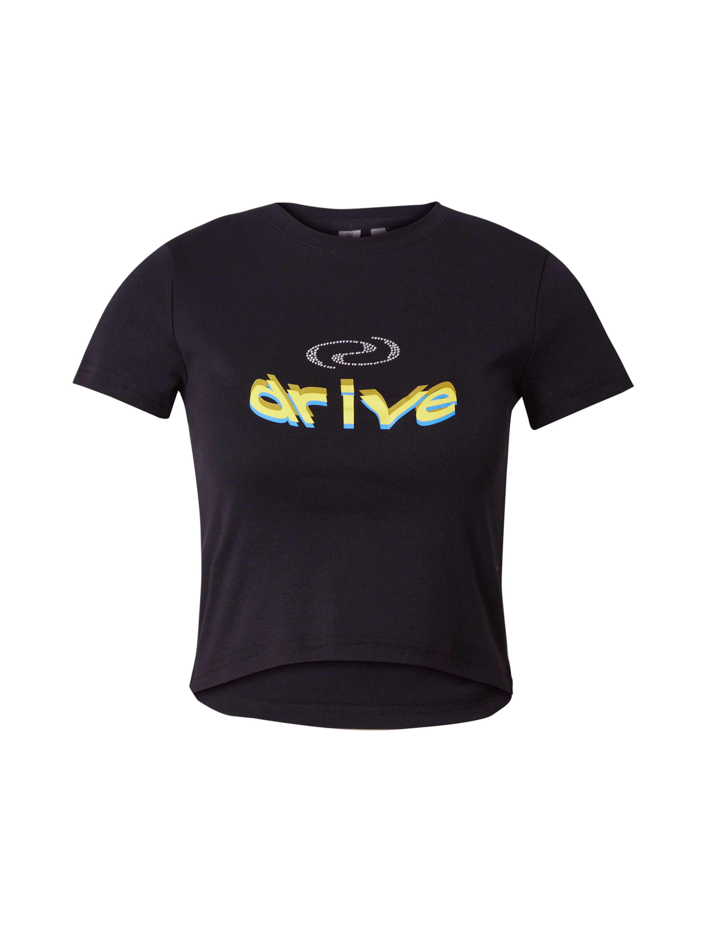 Résumé Majica 'Tamia' | črna barva: sprednja stran