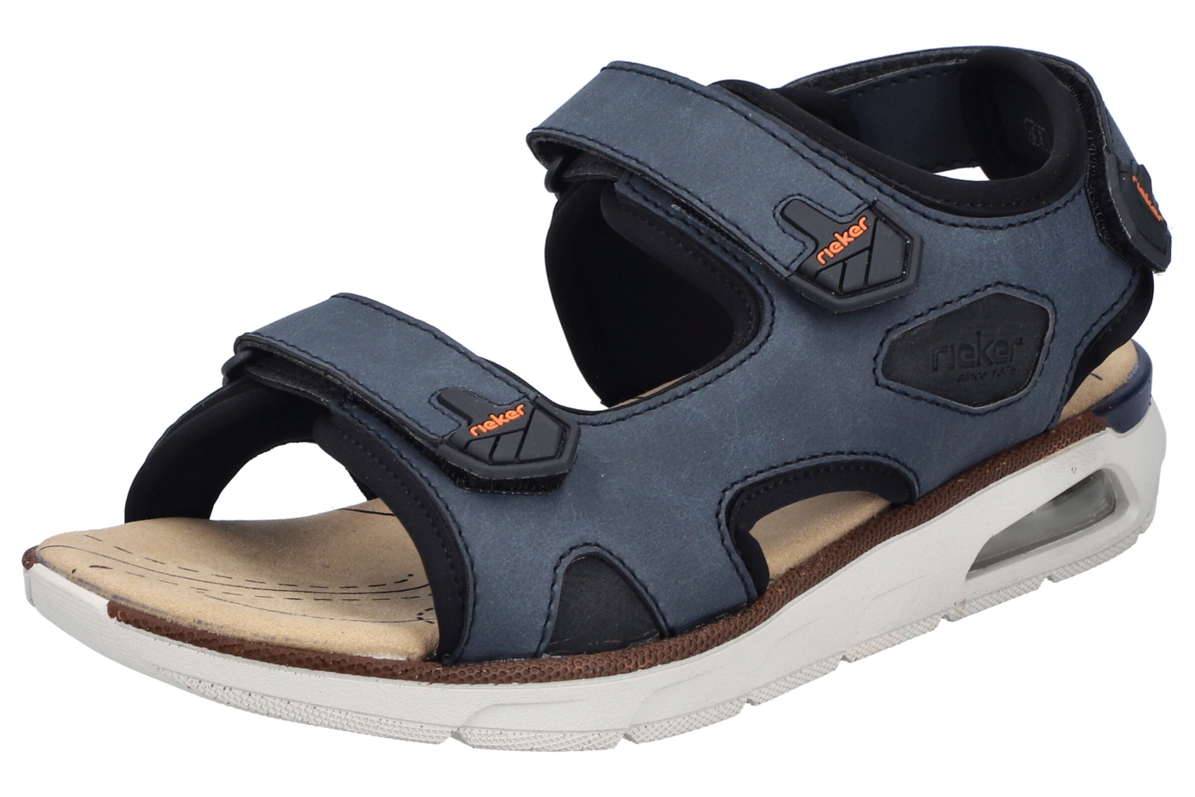 Sandales de randonnée '29151' Rieker en bleu : devant