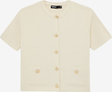 Koton Gebreid vest in Beige: voorkant