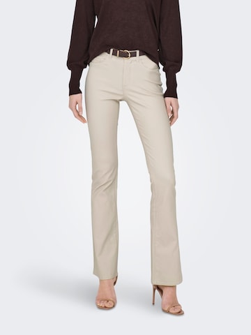 ONLY Flared Trousers 'BLUSH' in Grey: front