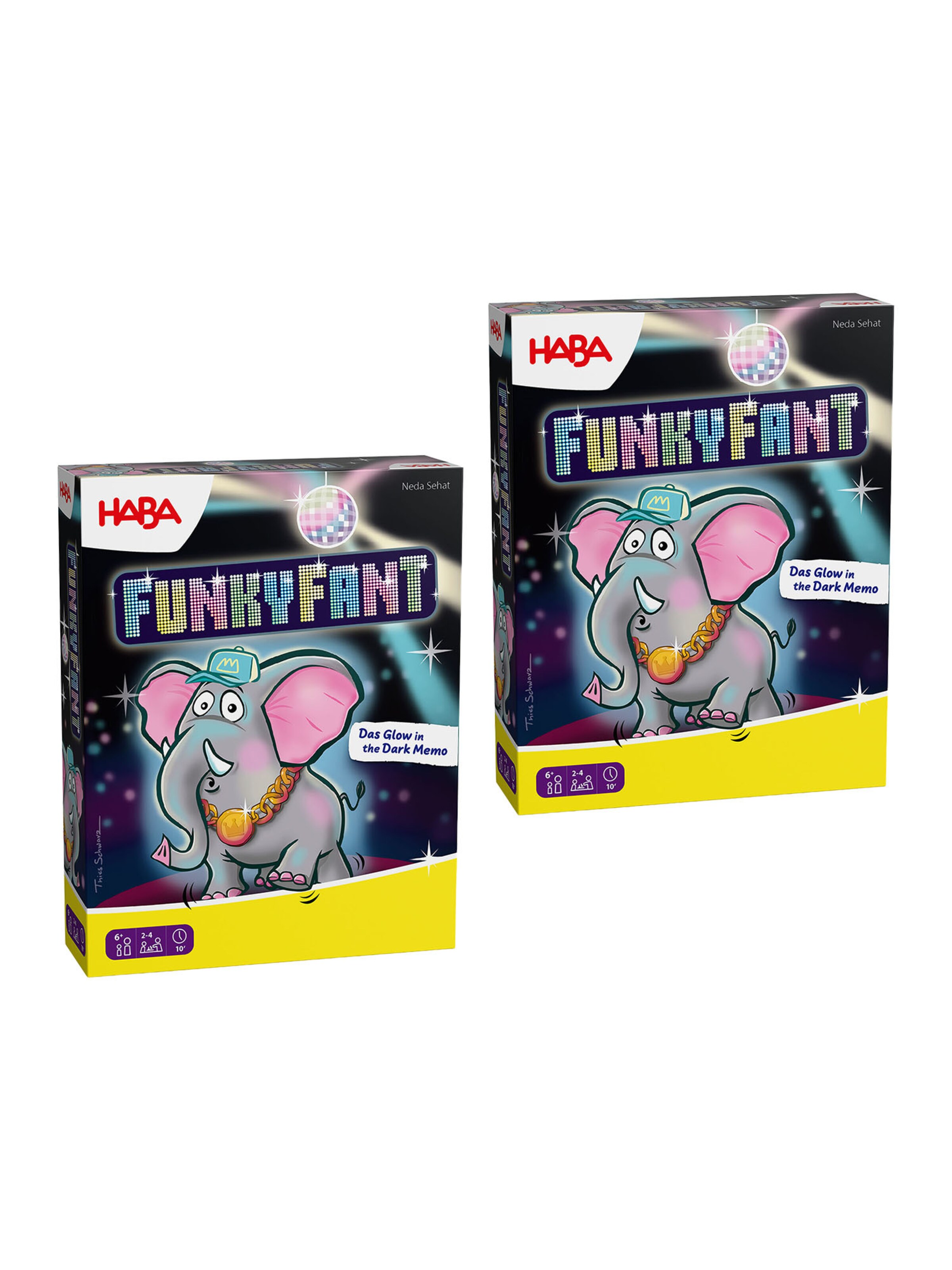 HABA Spel ' Funkyfant Freunde ' in Gemengde kleuren: voorkant