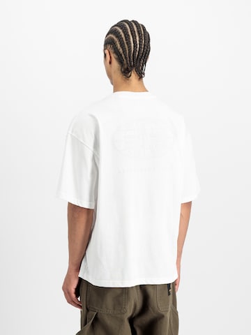ALPHA INDUSTRIES T-shirt i vit