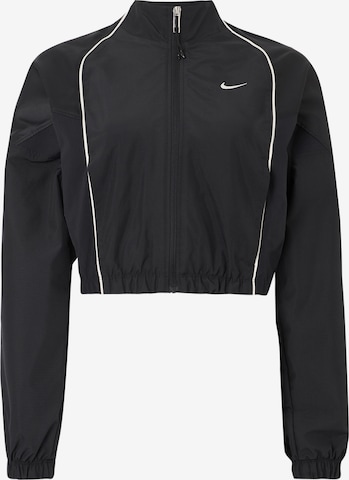 Veste mi-saison 'SHRUNKEN' Nike Sportswear en noir : devant