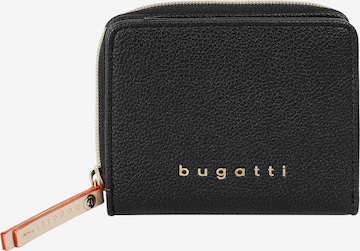 Portamonete 'ELLA' di bugatti in nero: frontale