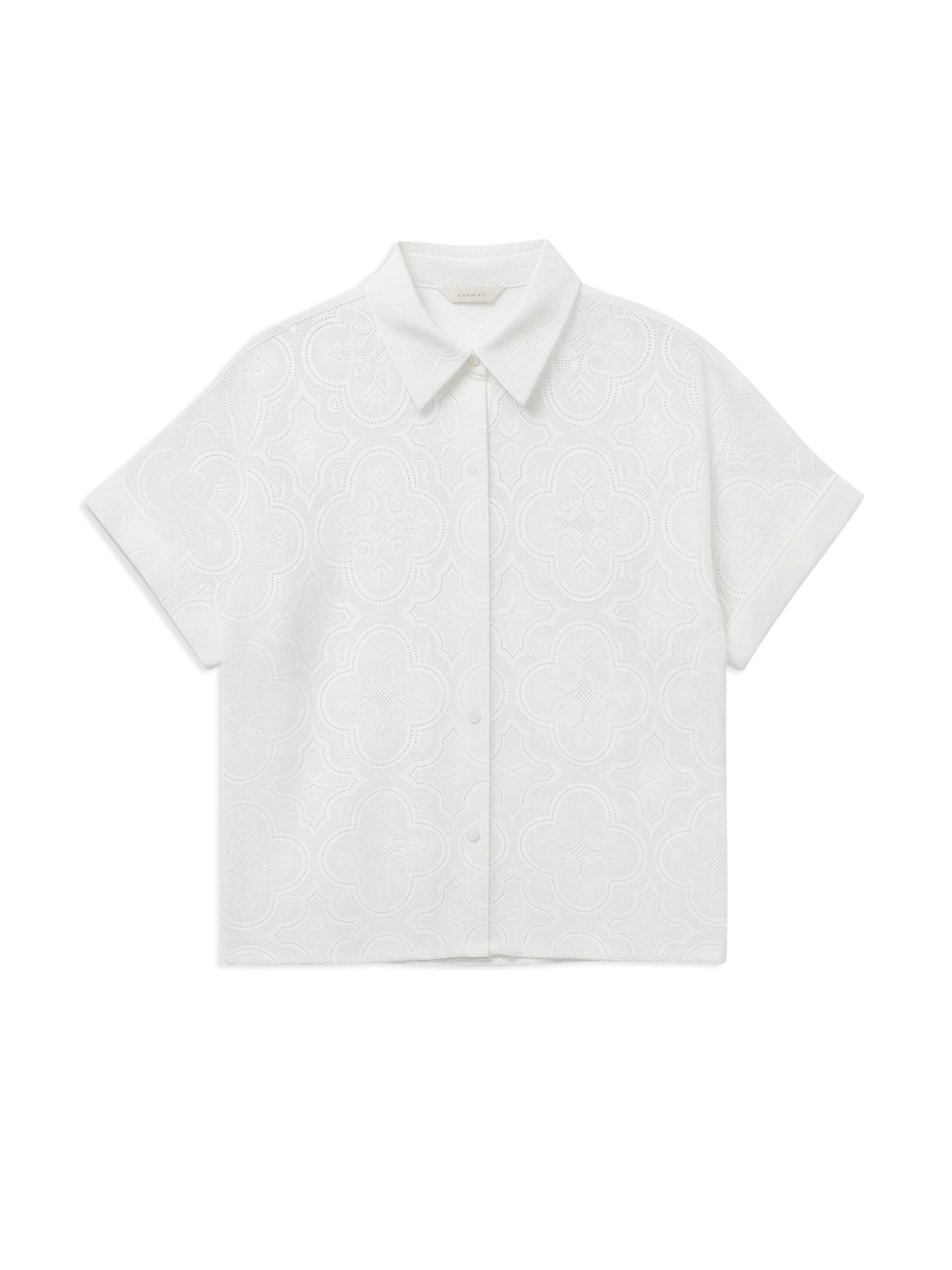 Gisela Blouse ' ' in White: front