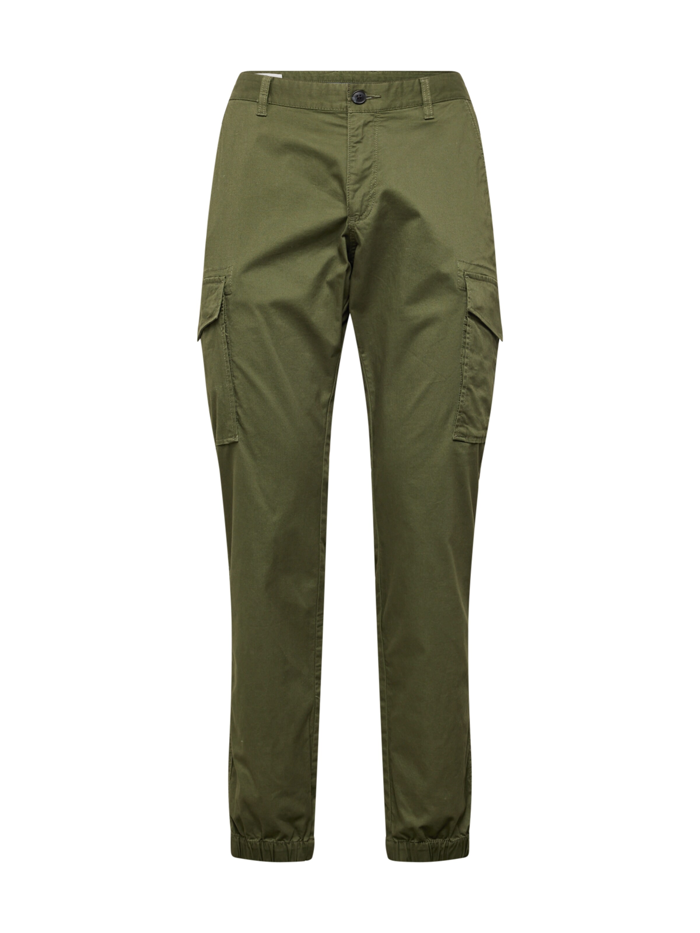 s.Oliver Tapered Cargo Pants in Green: front