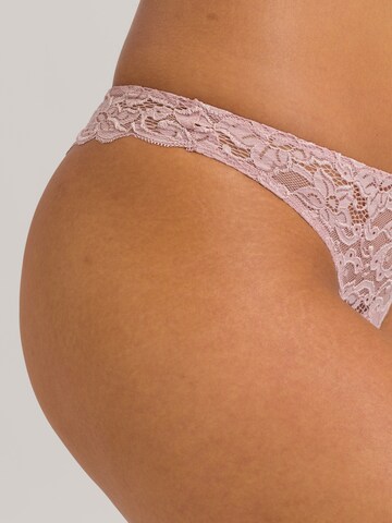Hanro String Tanga ' Moments ' in Pink
