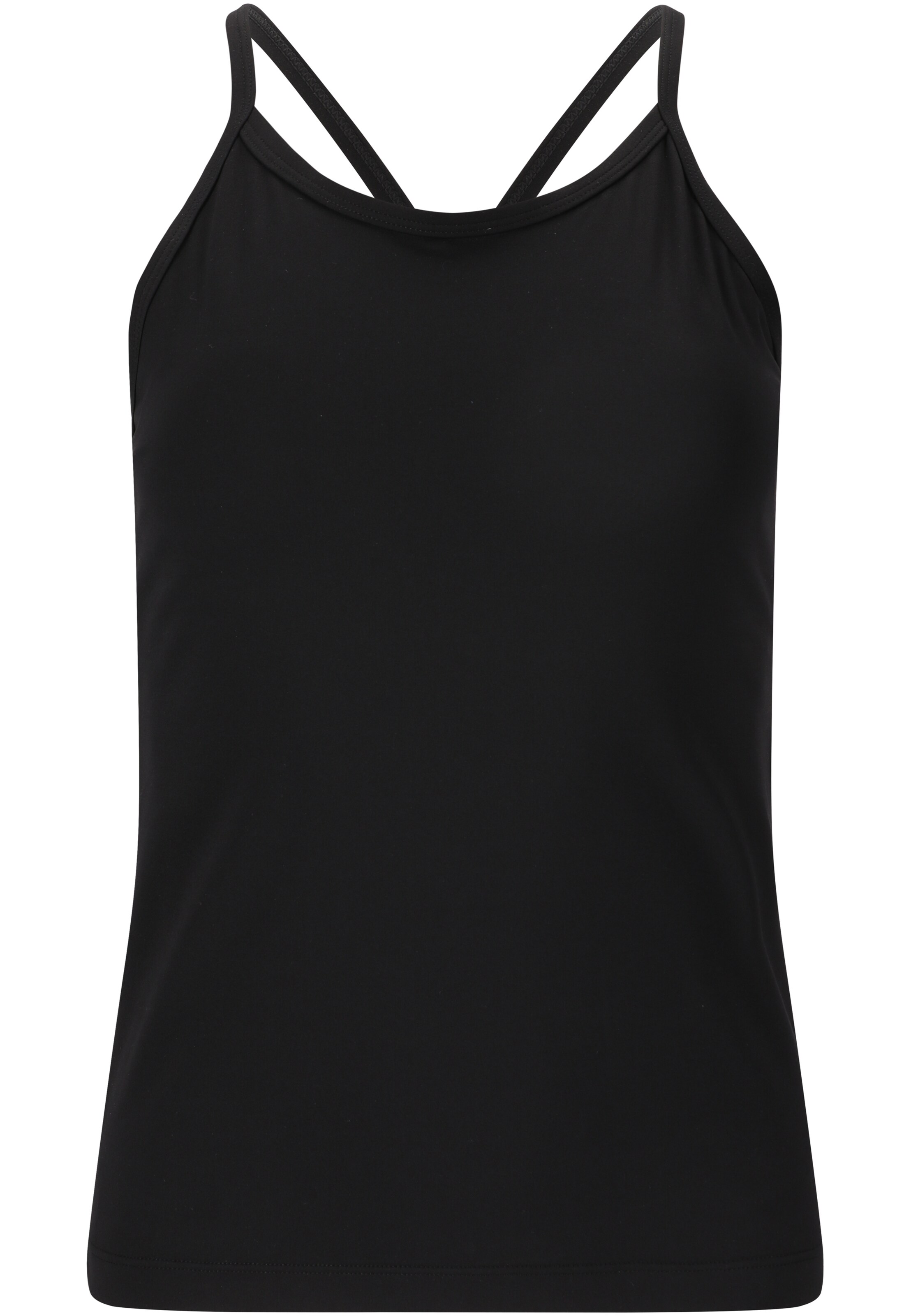 Athlecia Sports top 'Tenala' in Black: front