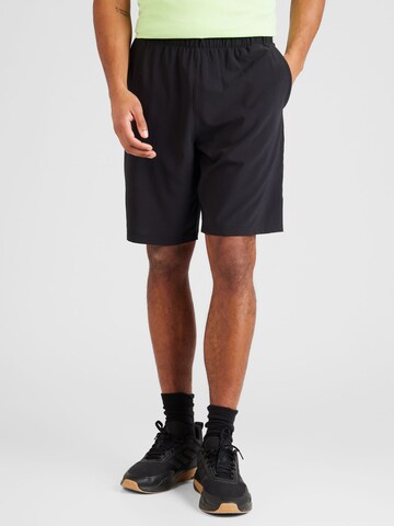 ADIDAS PERFORMANCE Regular Workout Pants 'Club' in Black: front