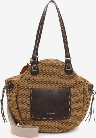 Emily & Noah Shoulder Bag in Brown: front