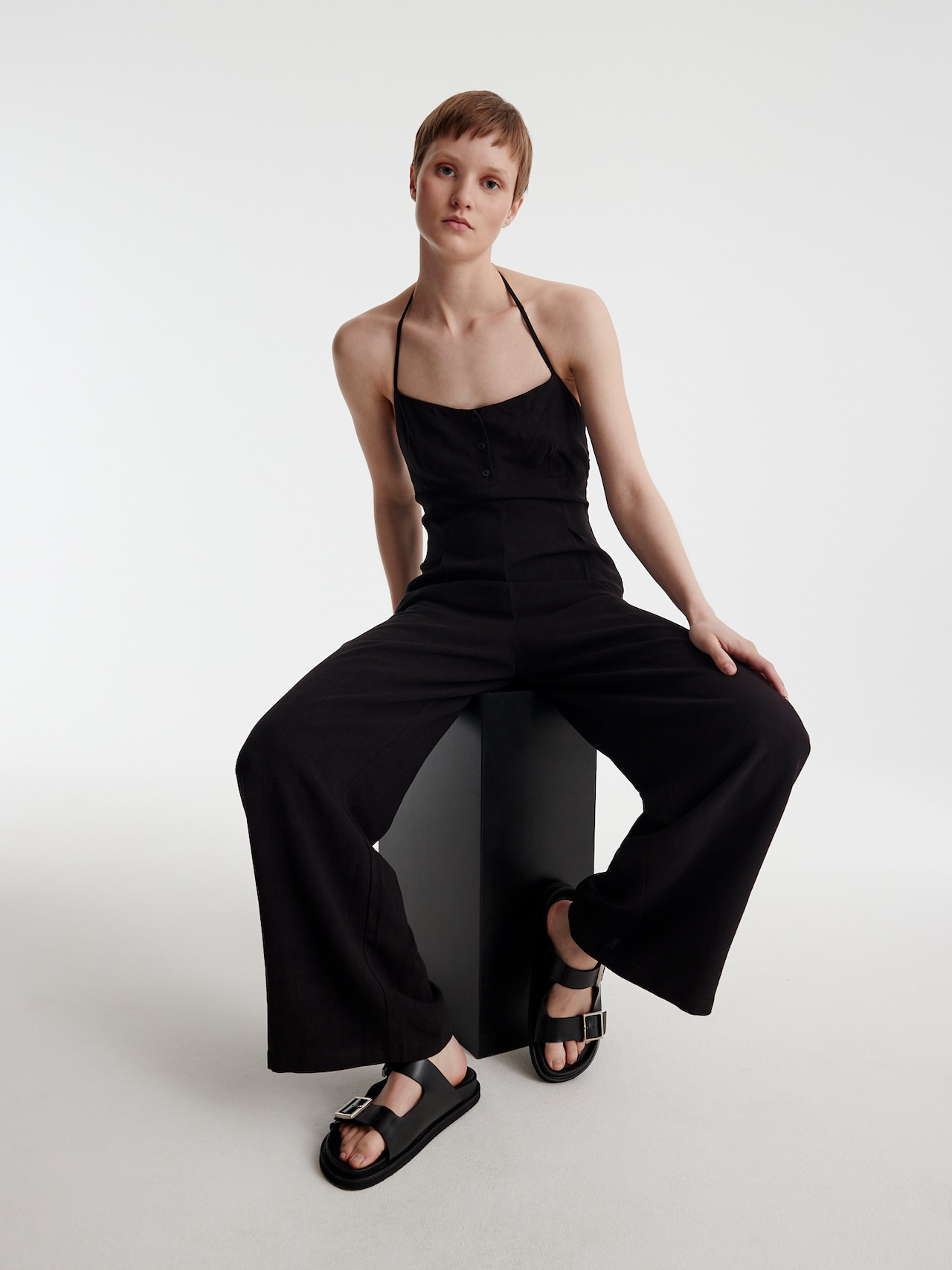 EDITED Produkte Jumpsuit 'Maud' schwarz