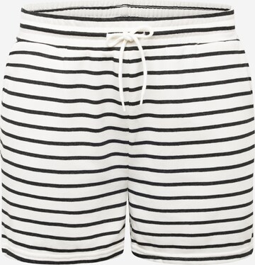 PIECES Curve Loosefit Shorts 'PCCHILLI' in Weiß: predná strana