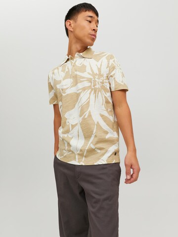 JACK & JONES Bluser & t-shirts 'Tropic' i beige: forside