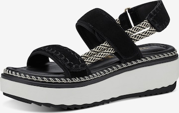 TAMARIS Sandals in Black: front