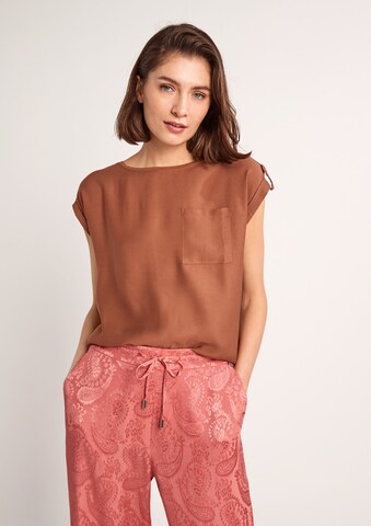 T-shirt COMMA en marron : devant