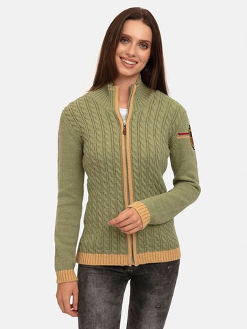 Williot Knit cardigan in Green: front