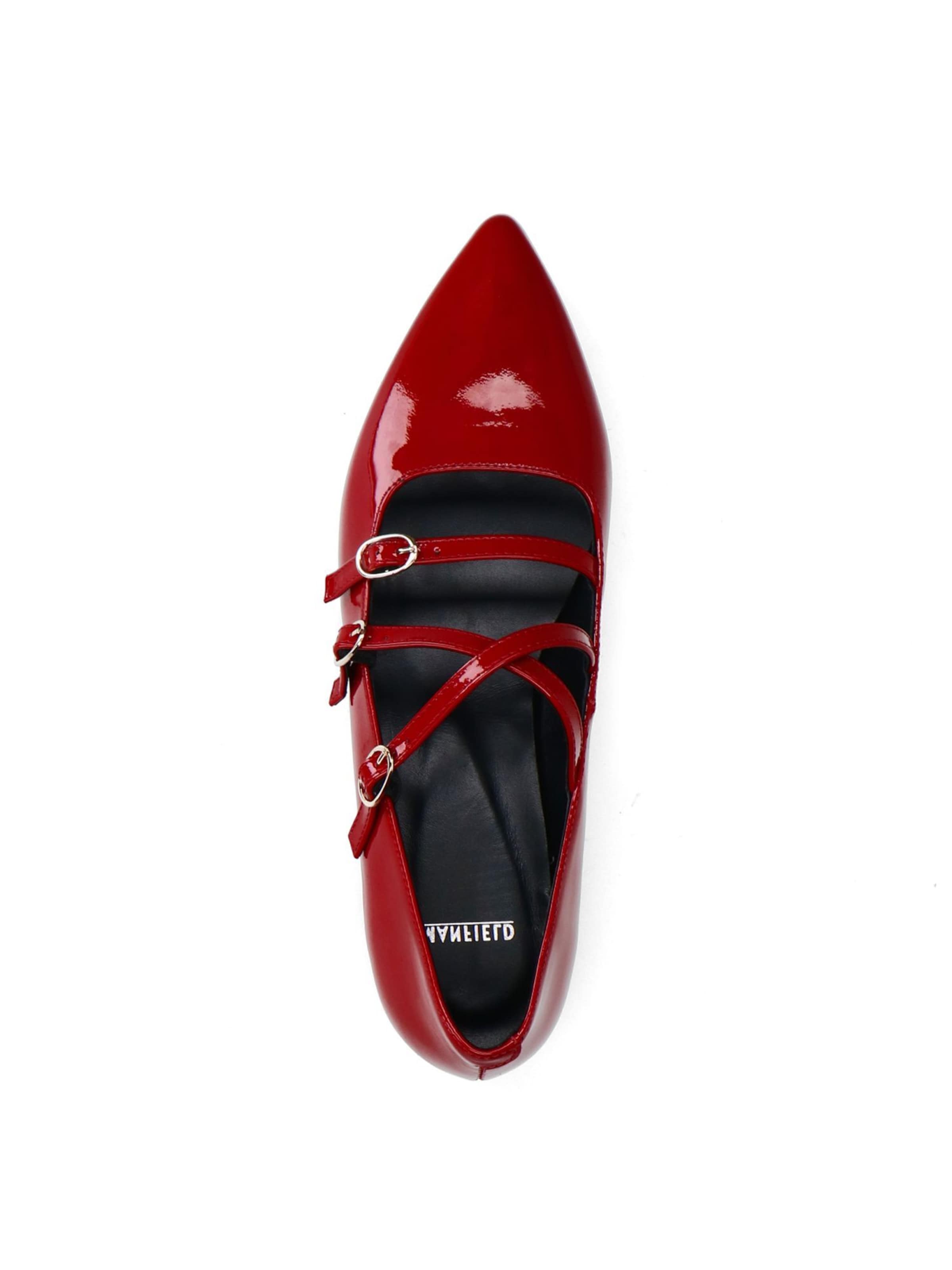 Chaussure basse MANFIELD en rouge
