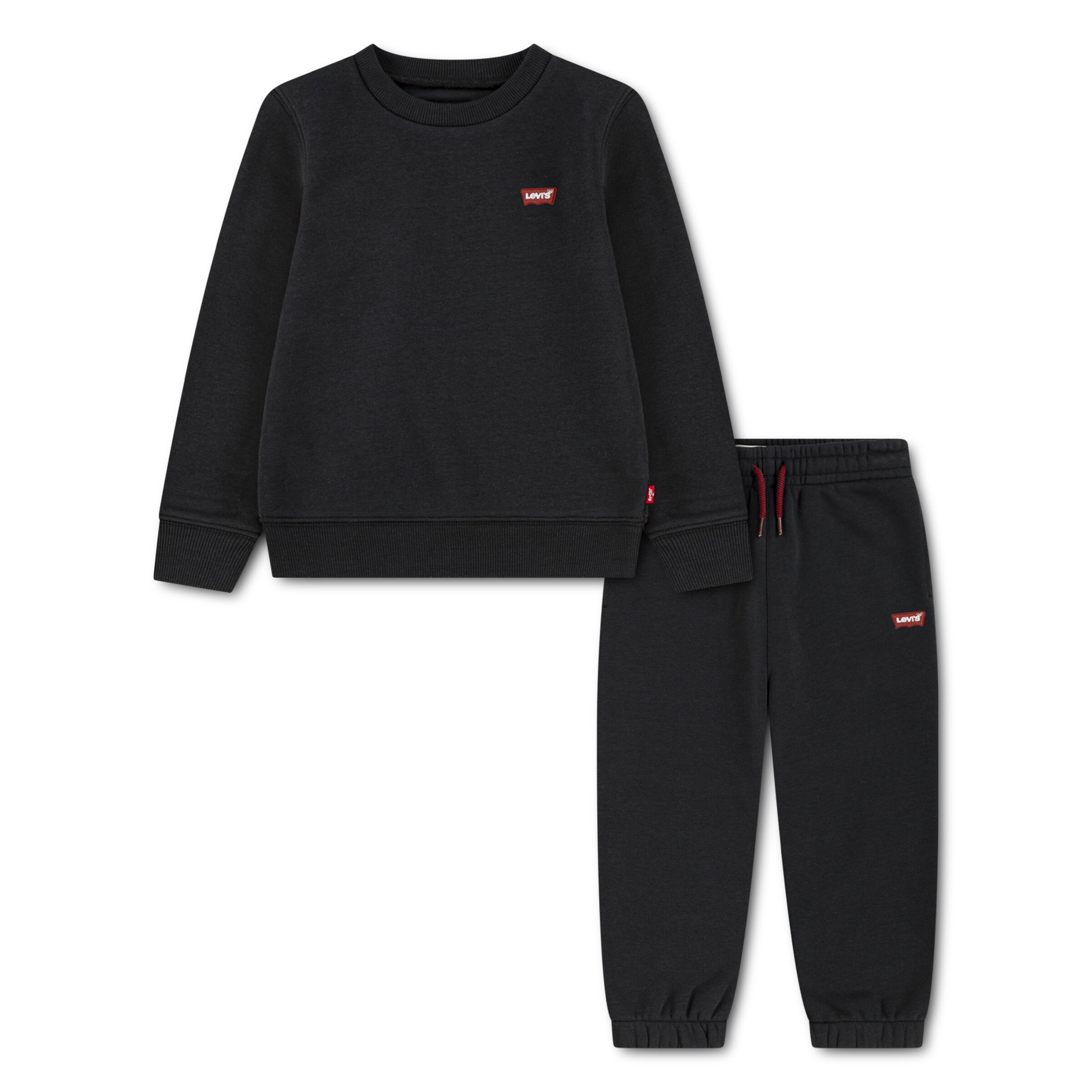 Levi's Kids Sweatsuit in Black: front