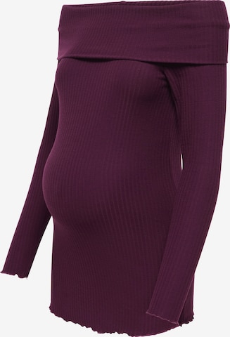 T-shirt 'OLMESMERALDA' Only Maternity en rouge : devant