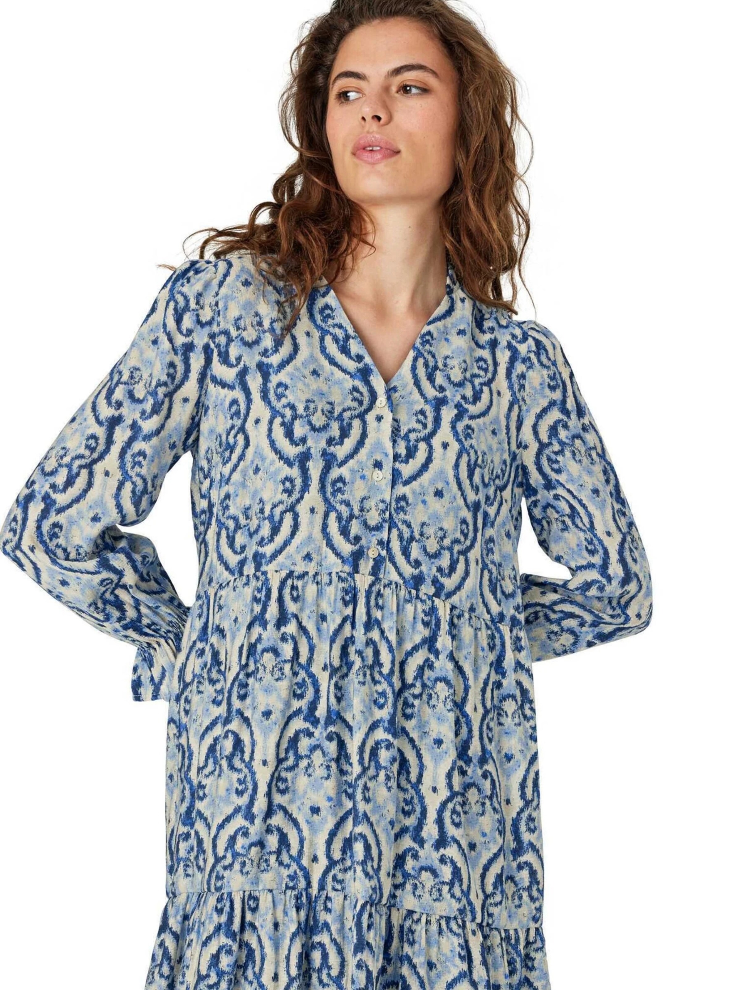 Noa Noa Kjole ' MerabelNN ' i blå