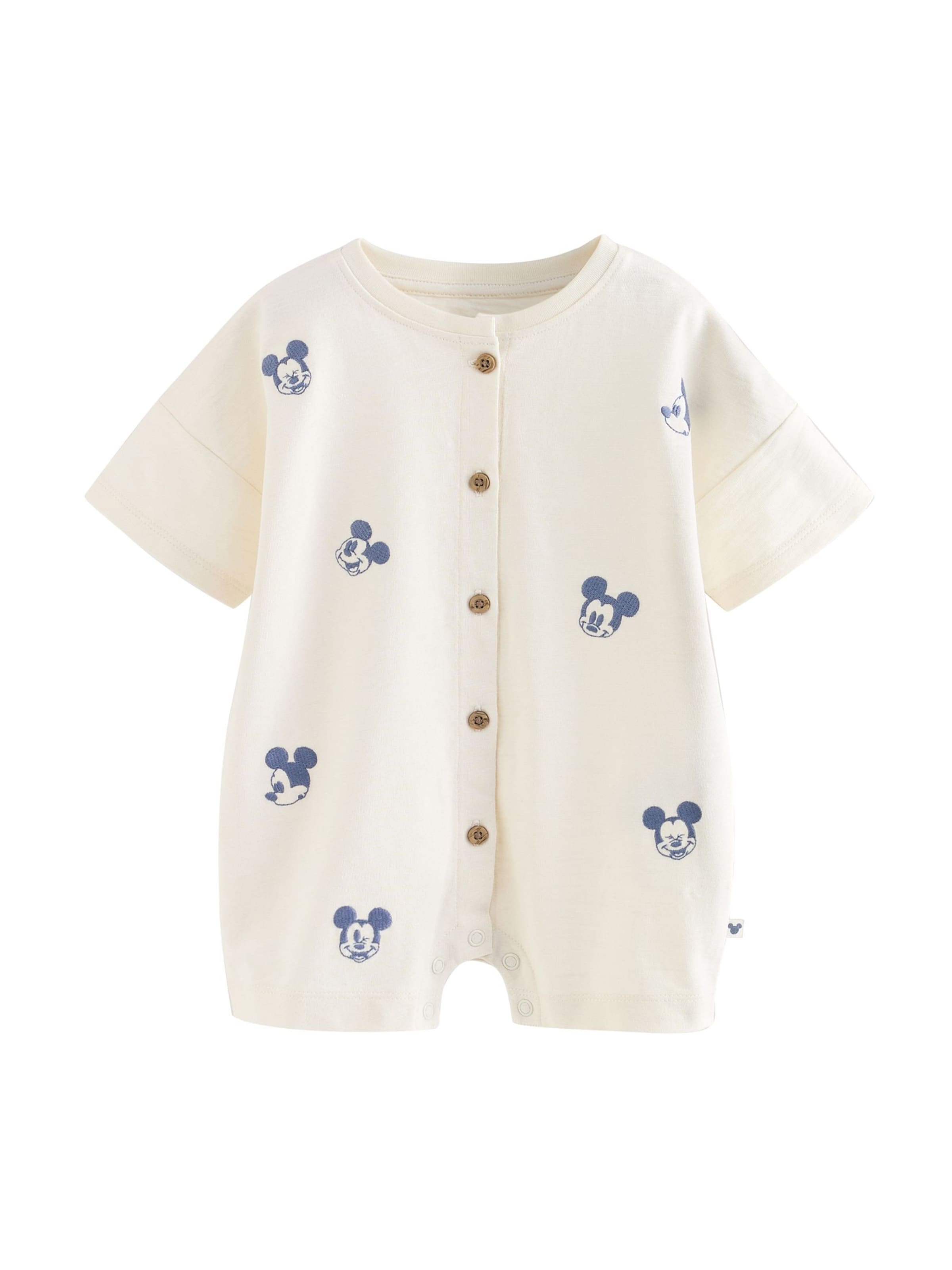 Next Rompertje/body 'Mickey Mouse' in Beige