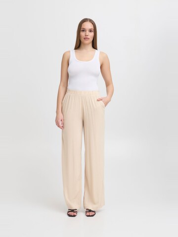 ICHI - Loosefit Pantalón 'ICHMarrakech' en beige