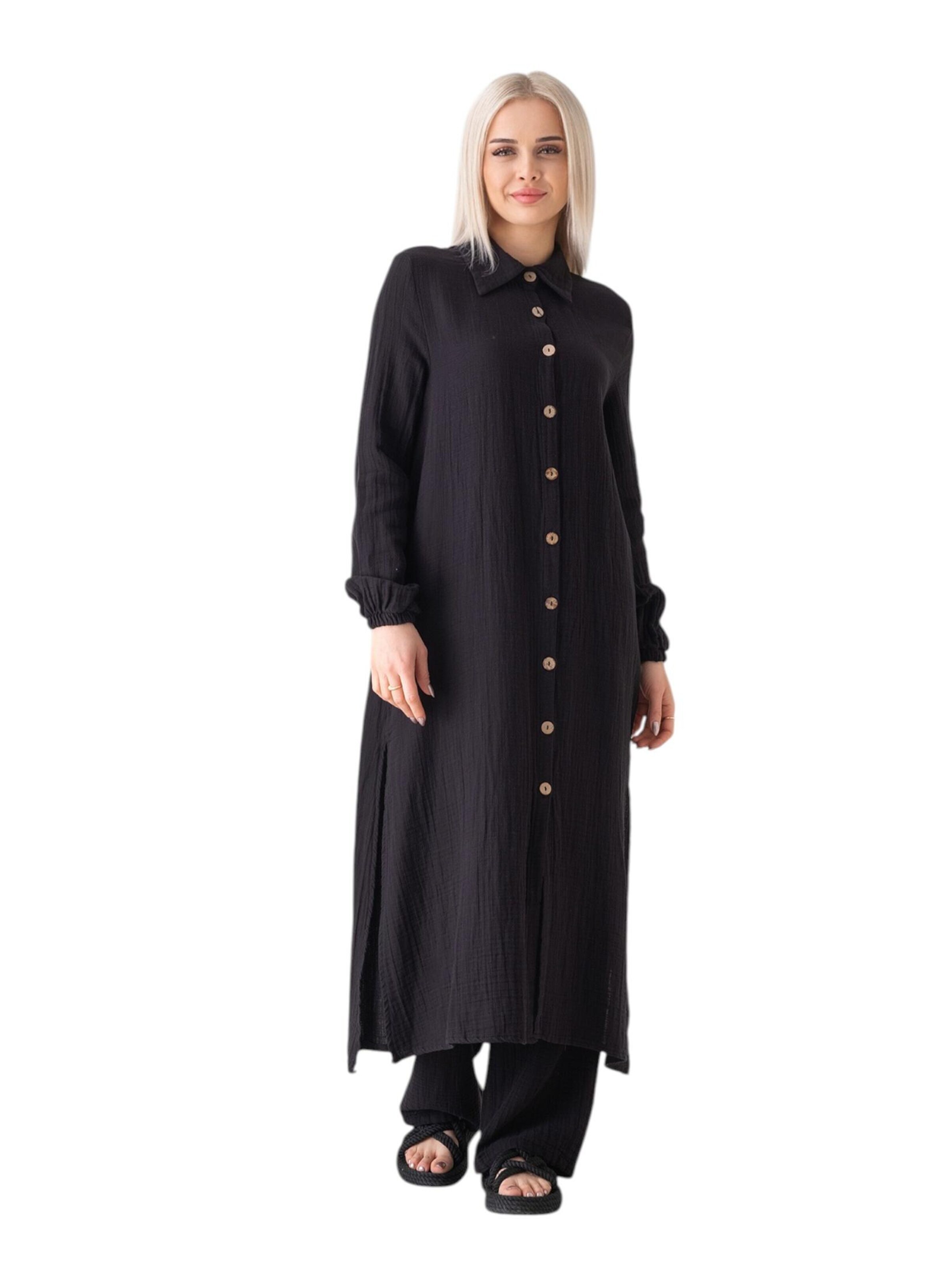 WENOR Blouse 'Nergis' in Zwart