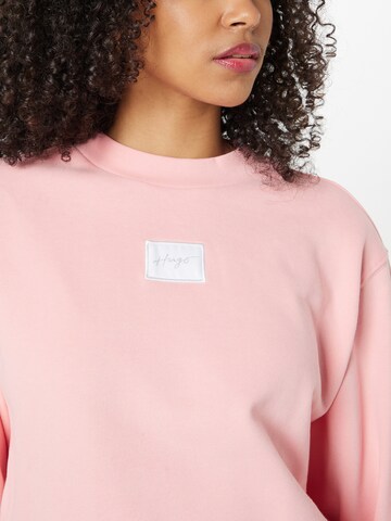 Sweat-shirt 'Demorola' HUGO Red en rose