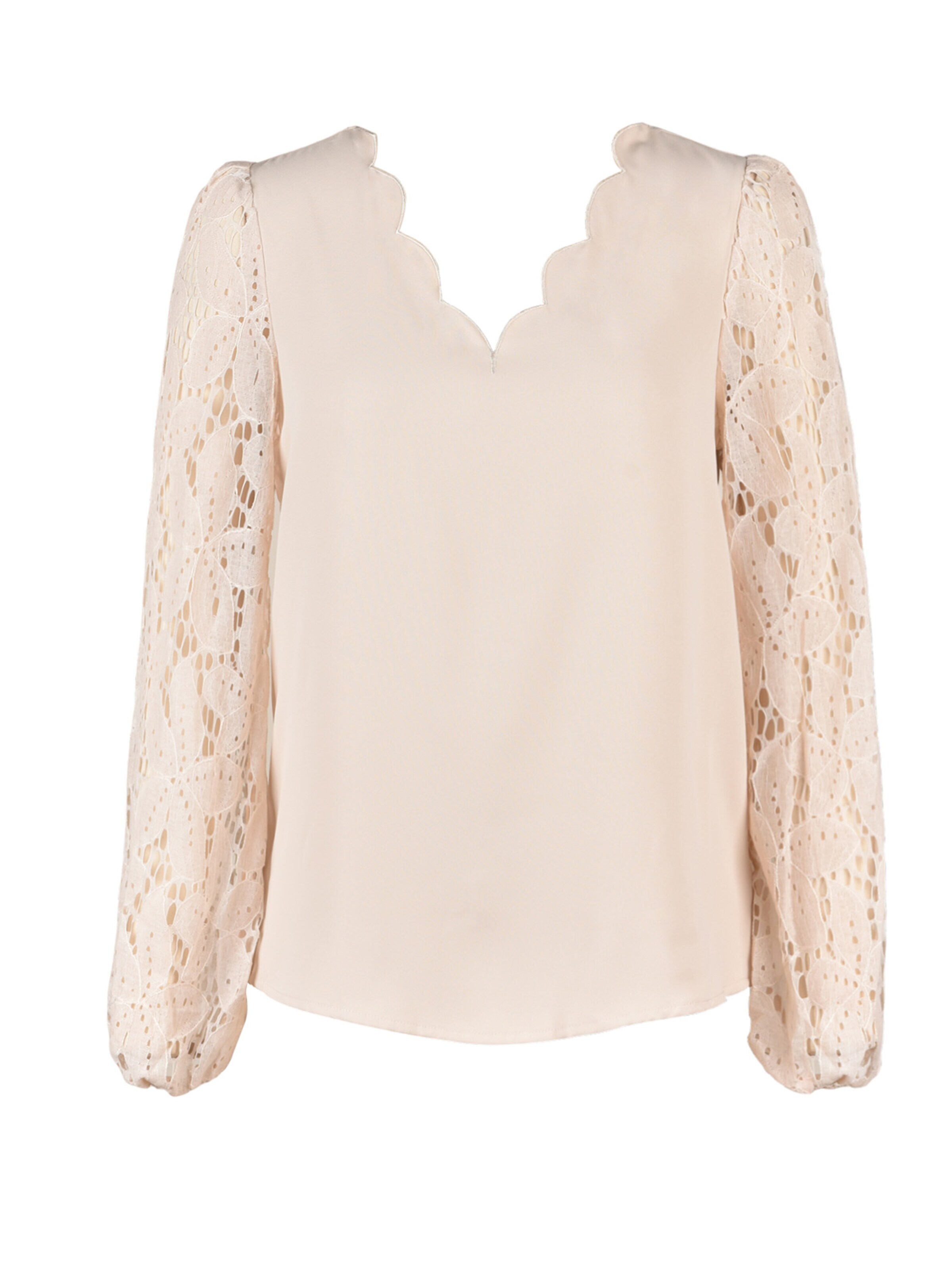 Cupshe Blouse 'Long Sleeve' in Beige