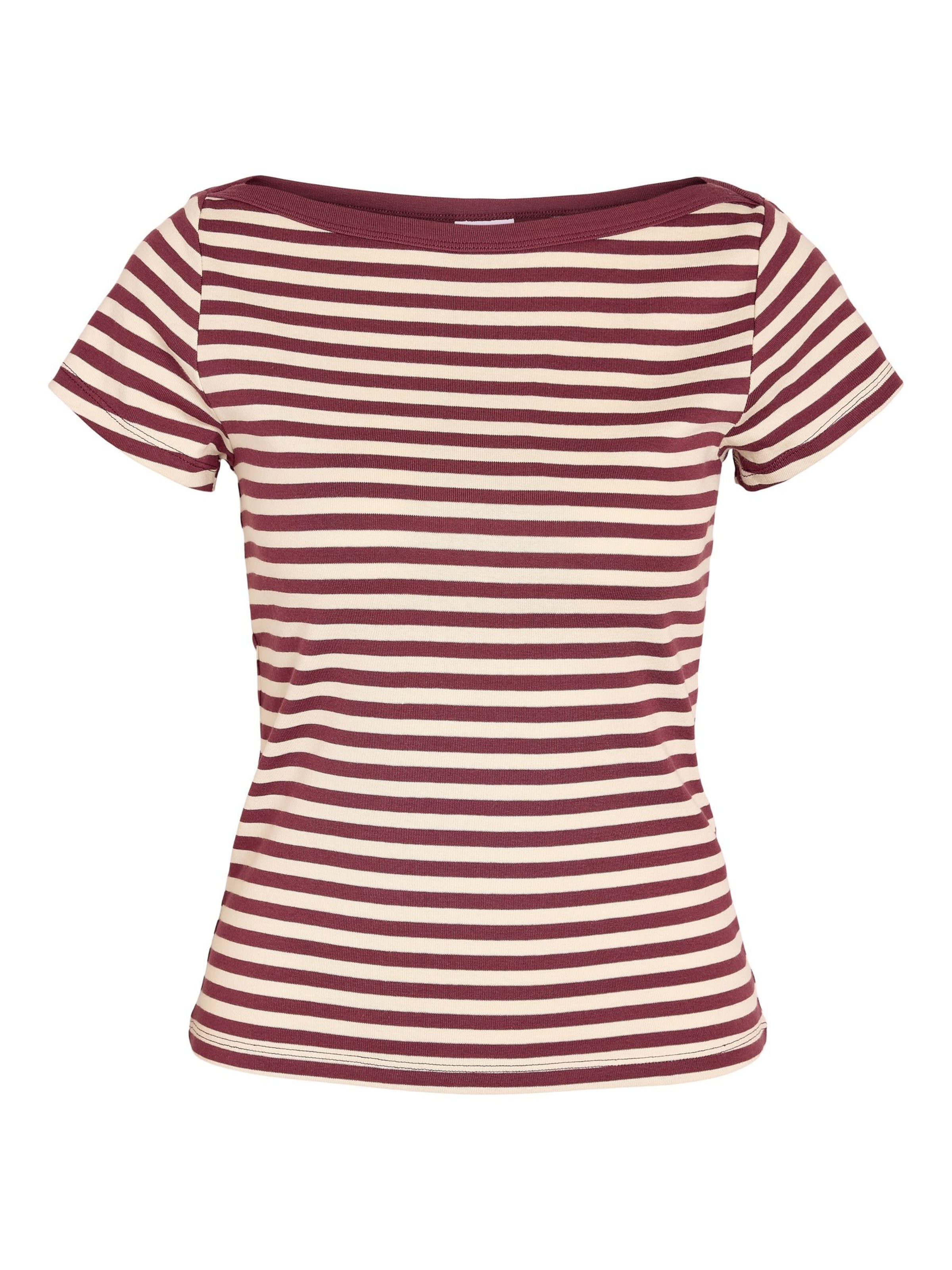 T-shirt Noisy may en beige : devant
