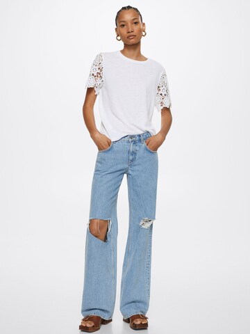 MANGO T-Shirt 'MANGA' in Weiß